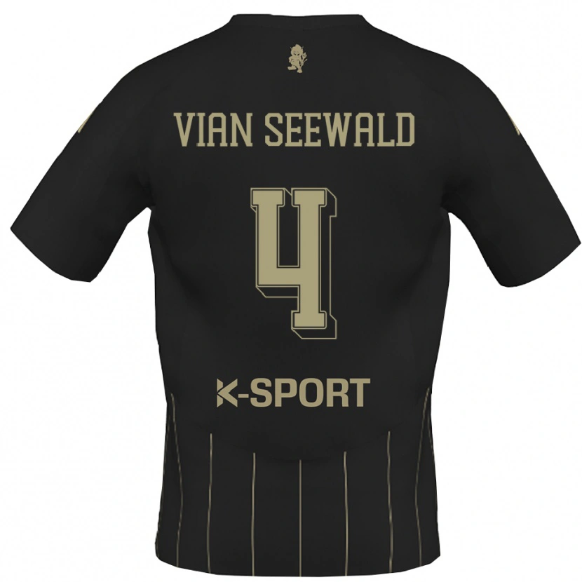 Danxen Damen Pedro Vian Seewald #4 Grau Weiß Auswärtstrikot Trikot 2025/26 T-Shirt Österreich