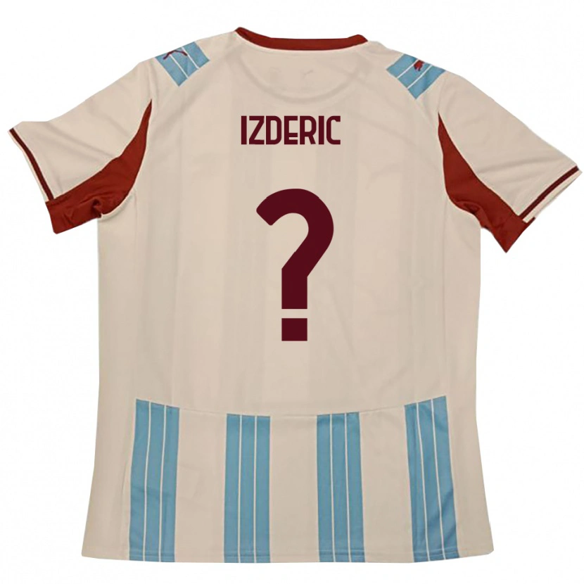 Danxen Damen Luka Izderic #0 Himmelblau Weiß Auswärtstrikot Trikot 2025/26 T-Shirt Österreich
