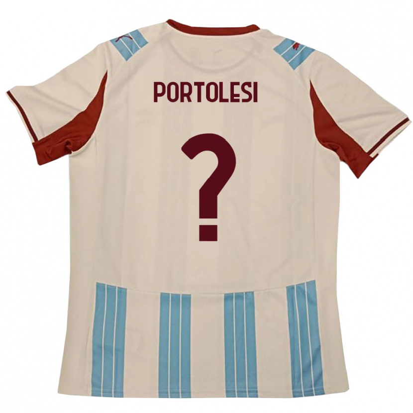 Danxen Damen Sebastien Portolesi #0 Himmelblau Weiß Auswärtstrikot Trikot 2025/26 T-Shirt Österreich
