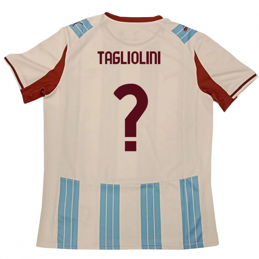 Danxen Damen Ludovico Tagliolini #0 Himmelblau Weiß Auswärtstrikot Trikot 2025/26 T-Shirt Österreich