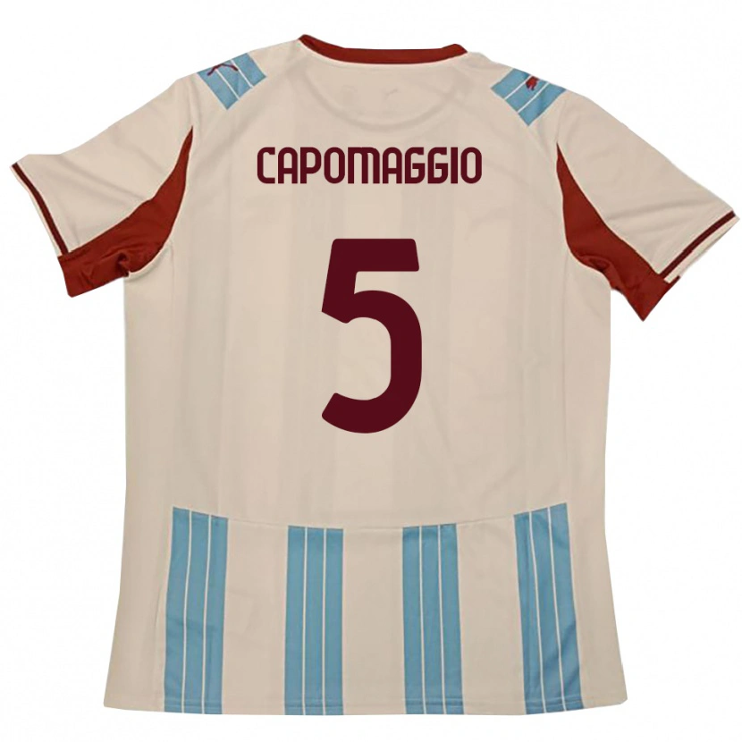 Danxen Damen Galo Capomaggio #5 Himmelblau Weiß Auswärtstrikot Trikot 2025/26 T-Shirt Österreich