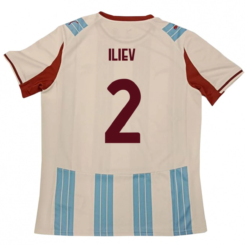 Danxen Damen Mario Iliev #2 Himmelblau Weiß Auswärtstrikot Trikot 2025/26 T-Shirt Österreich