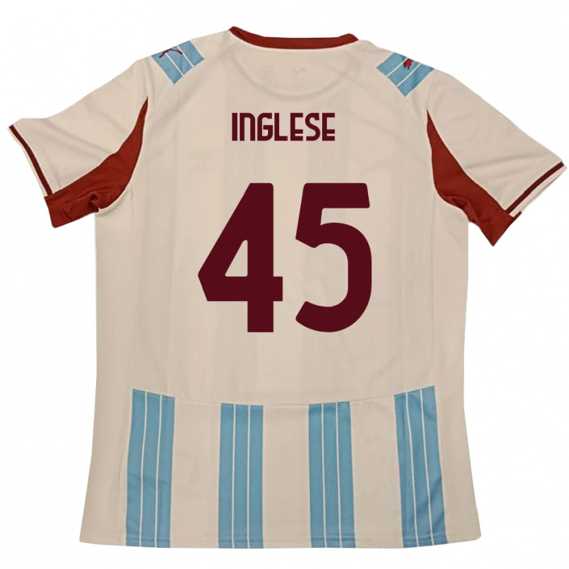 Danxen Damen Roberto Inglese #45 Himmelblau Weiß Auswärtstrikot Trikot 2025/26 T-Shirt Österreich