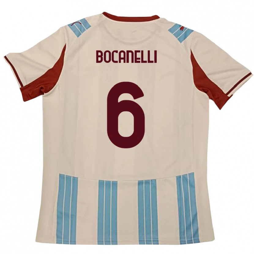 Danxen Damen Giovanni Bocanelli #6 Himmelblau Weiß Auswärtstrikot Trikot 2025/26 T-Shirt Österreich
