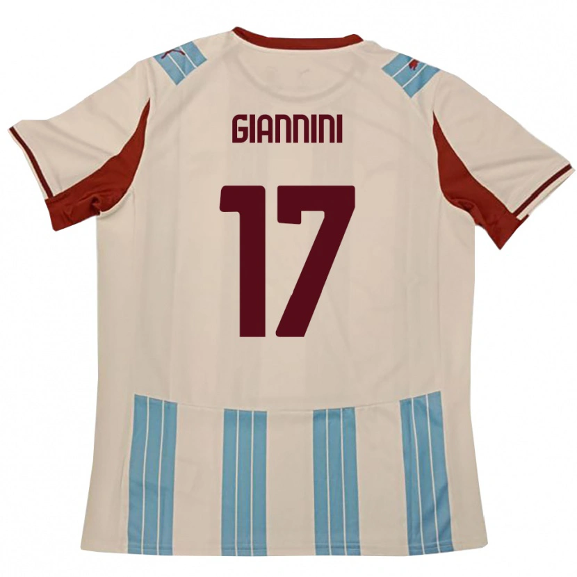 Danxen Damen Emanuele Giannini #17 Himmelblau Weiß Auswärtstrikot Trikot 2025/26 T-Shirt Österreich