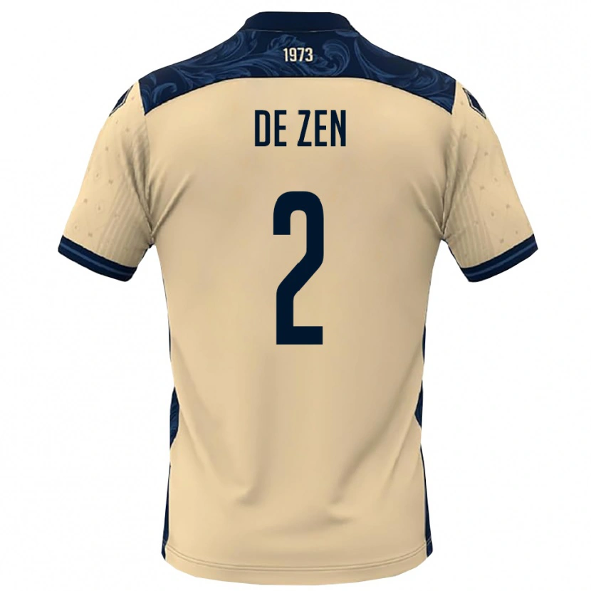 Danxen Damen Riccardo De Zen #2 Weiß Marineblau Auswärtstrikot Trikot 2025/26 T-Shirt Österreich