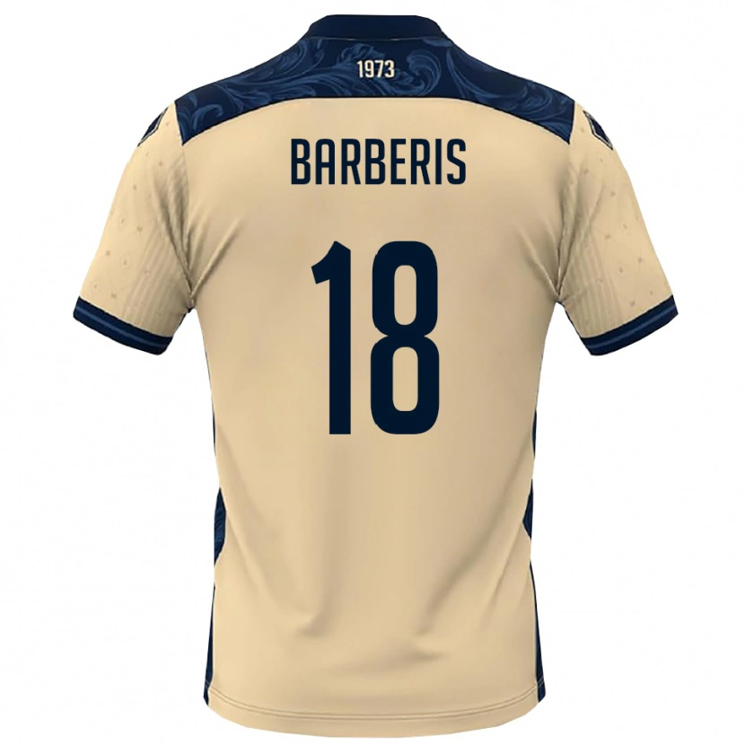 Danxen Damen Andrea Barberis #18 Weiß Marineblau Auswärtstrikot Trikot 2025/26 T-Shirt Österreich