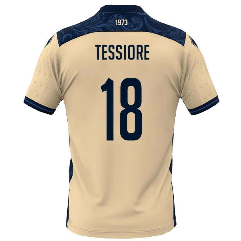 Danxen Damen Andrea Tessiore #18 Weiß Marineblau Auswärtstrikot Trikot 2025/26 T-Shirt Österreich