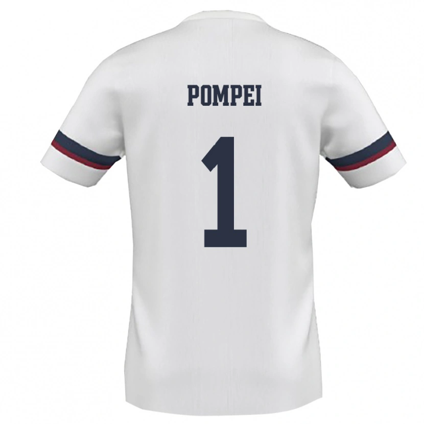 Danxen Damen Thomas Pompei #1 Weiß Rot Auswärtstrikot Trikot 2025/26 T-Shirt Österreich