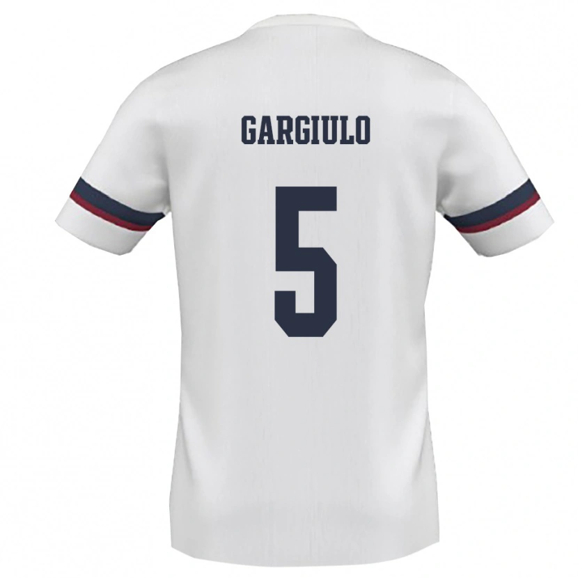 Danxen Damen Mario Gargiulo #5 Weiß Rot Auswärtstrikot Trikot 2025/26 T-Shirt Österreich