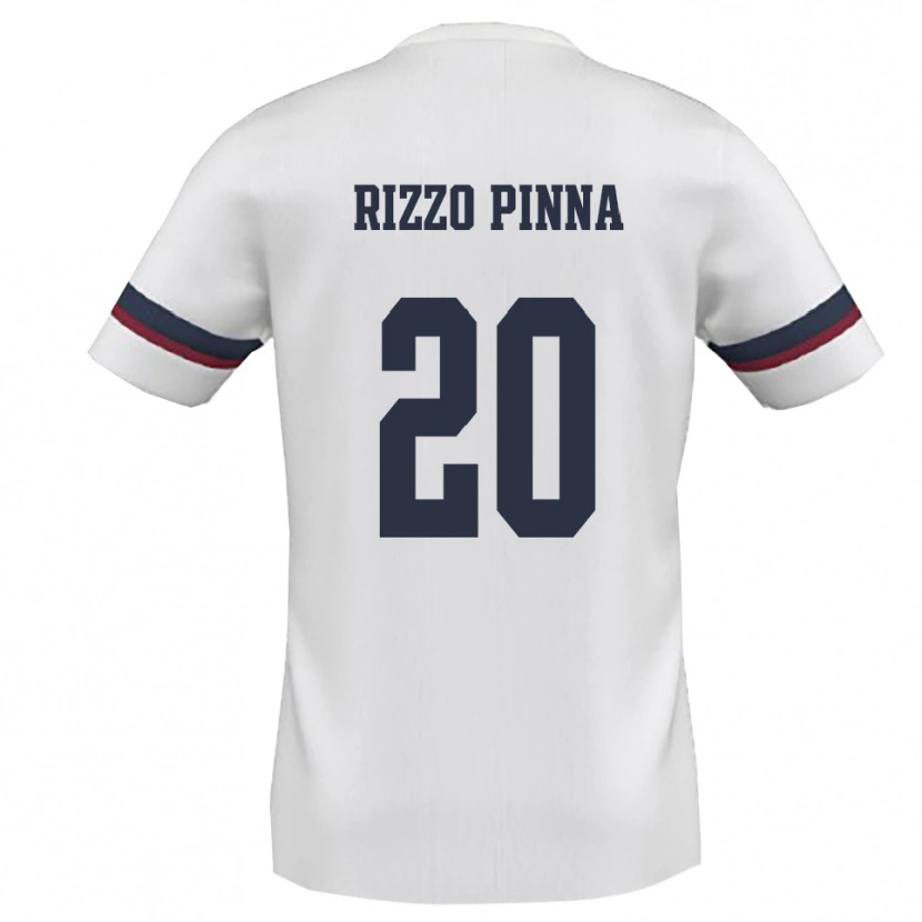 Danxen Damen Andrea Rizzo Pinna #20 Weiß Rot Auswärtstrikot Trikot 2025/26 T-Shirt Österreich