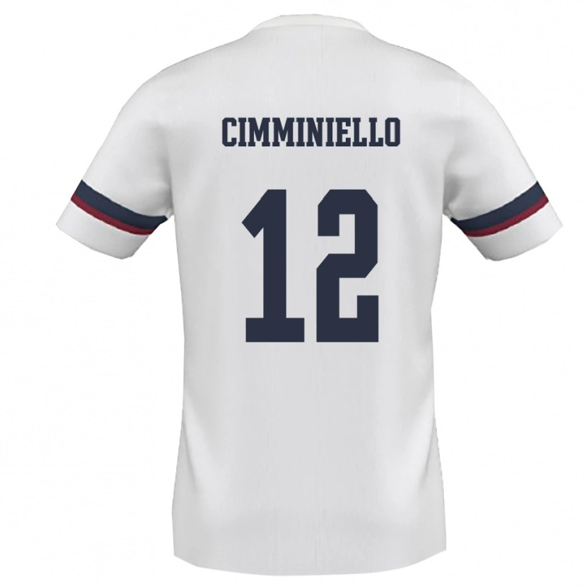 Danxen Damen Leon Cimminiello #12 Weiß Rot Auswärtstrikot Trikot 2025/26 T-Shirt Österreich