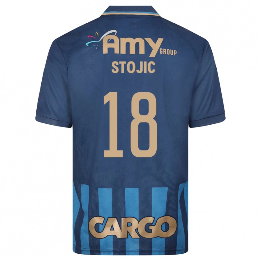 Danxen Damen Nemanja Stojic #18 Marineblau Blau Auswärtstrikot Trikot 2025/26 T-Shirt Österreich