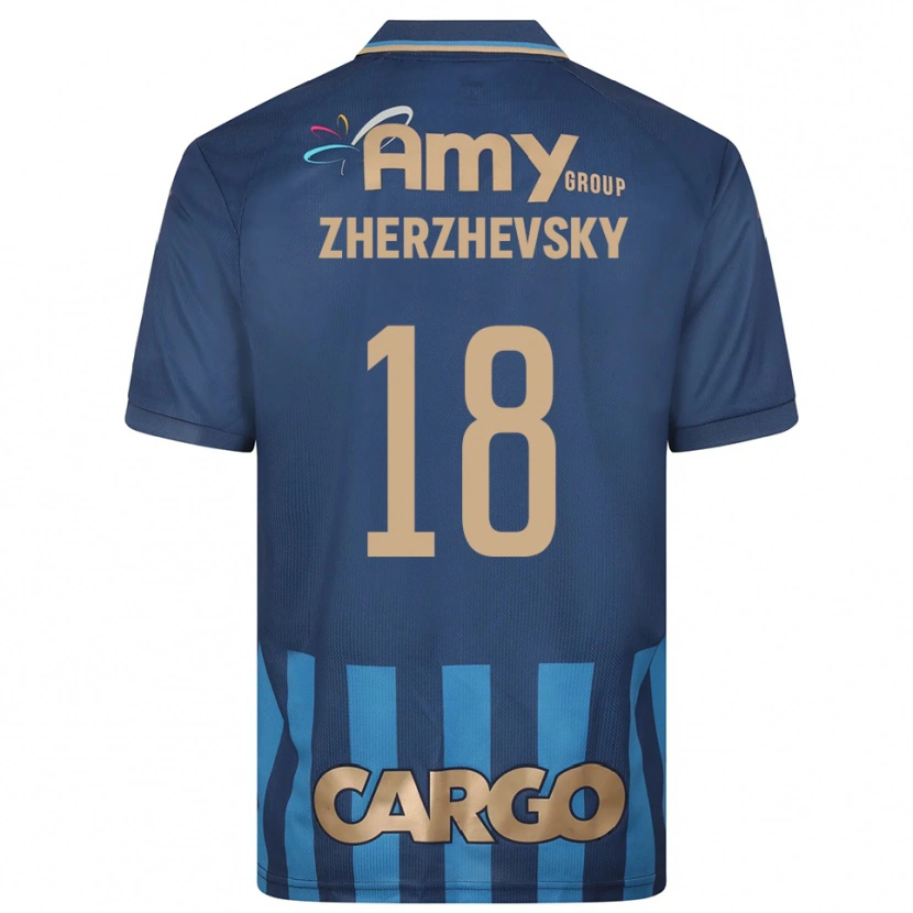 Danxen Damen Roy Zherzhevsky #18 Marineblau Blau Auswärtstrikot Trikot 2025/26 T-Shirt Österreich