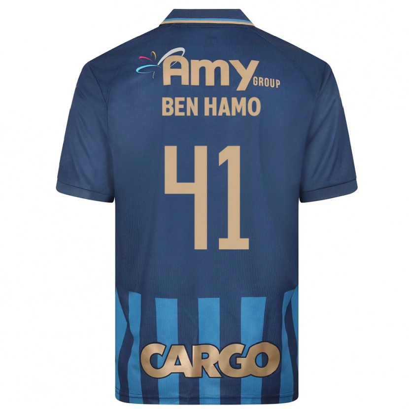 Danxen Damen Itay Ben Hamo #41 Marineblau Blau Auswärtstrikot Trikot 2025/26 T-Shirt Österreich
