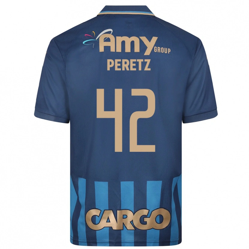 Danxen Damen Dor Peretz #42 Marineblau Blau Auswärtstrikot Trikot 2025/26 T-Shirt Österreich
