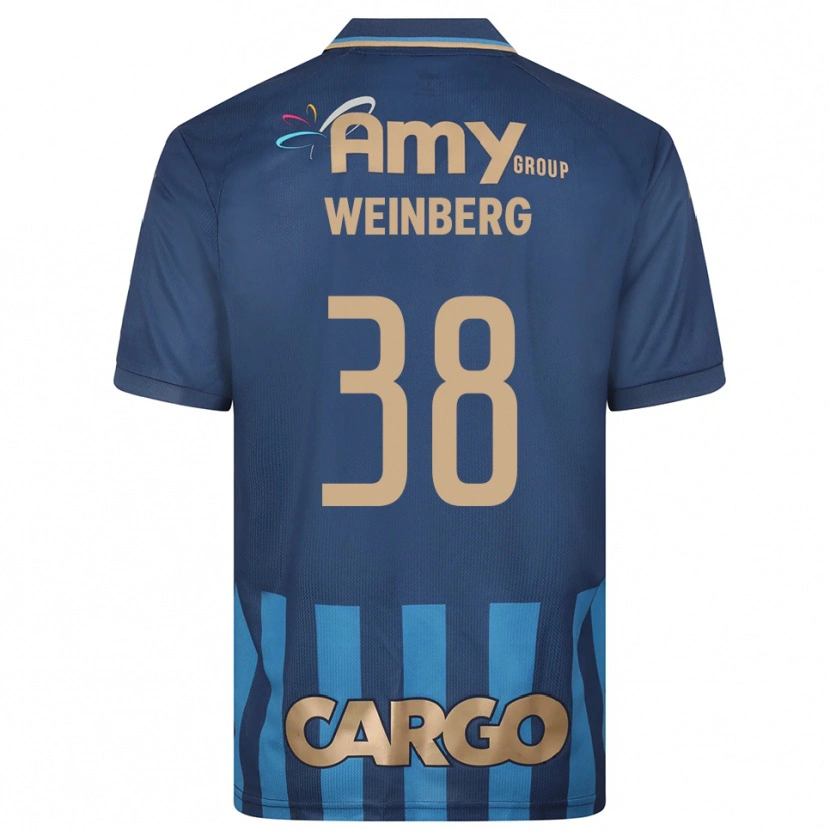 Danxen Damen Idan Weinberg #38 Marineblau Blau Auswärtstrikot Trikot 2025/26 T-Shirt Österreich