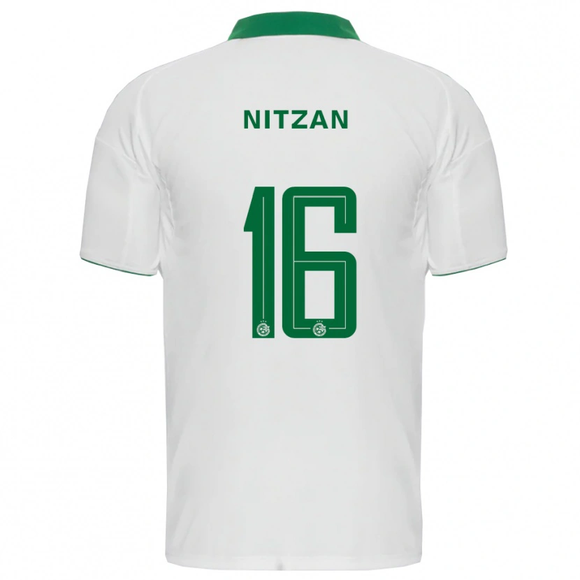 Danxen Damen Itamar Nitzan #16 Weiß Grün Auswärtstrikot Trikot 2025/26 T-Shirt Österreich