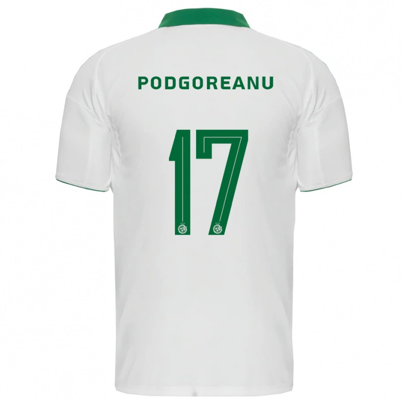 Danxen Damen Suf Podgoreanu #17 Weiß Grün Auswärtstrikot Trikot 2025/26 T-Shirt Österreich