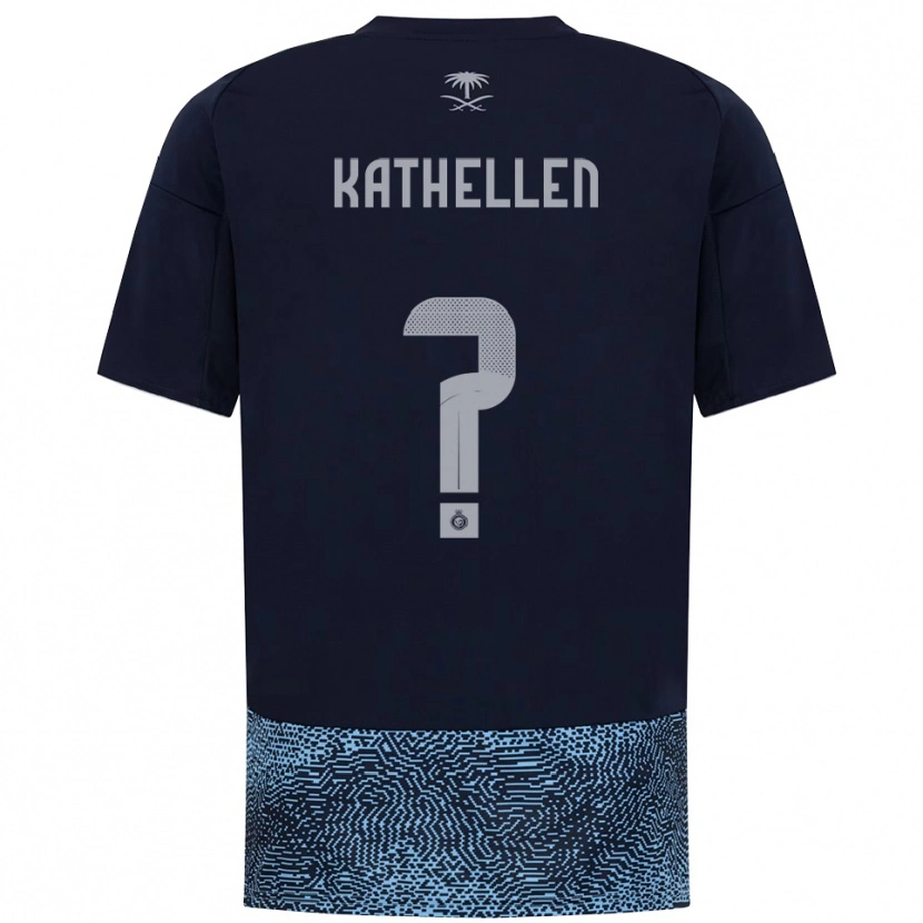 Danxen Damen Kathellen #0 Marineblau Himmelblau Auswärtstrikot Trikot 2025/26 T-Shirt Österreich