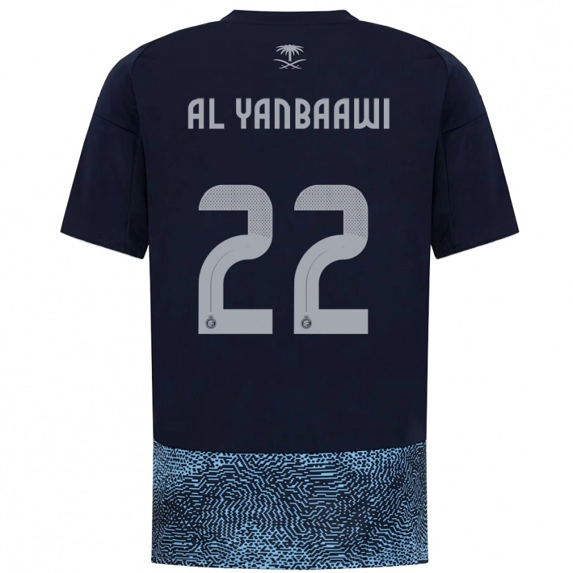 Danxen Damen Tahani Al-Yanbaawi #22 Marineblau Himmelblau Auswärtstrikot Trikot 2025/26 T-Shirt Österreich