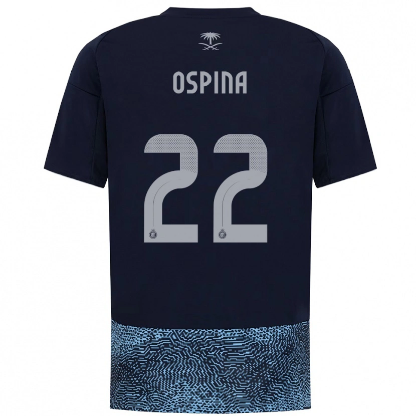 Danxen Damen David Ospina #22 Marineblau Himmelblau Auswärtstrikot Trikot 2025/26 T-Shirt Österreich