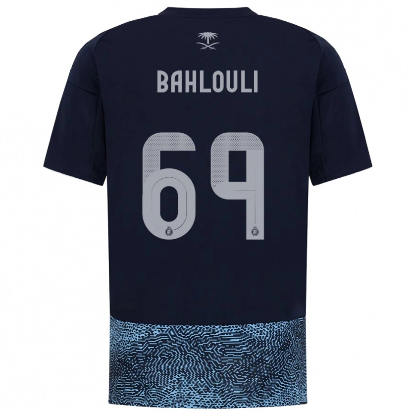 Danxen Damen Nesrine Bahlouli #69 Marineblau Himmelblau Auswärtstrikot Trikot 2025/26 T-Shirt Österreich