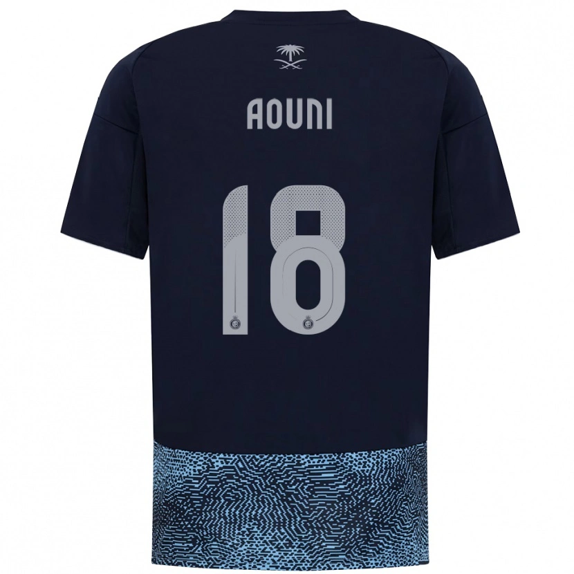 Danxen Damen Samia Aouni #18 Marineblau Himmelblau Auswärtstrikot Trikot 2025/26 T-Shirt Österreich