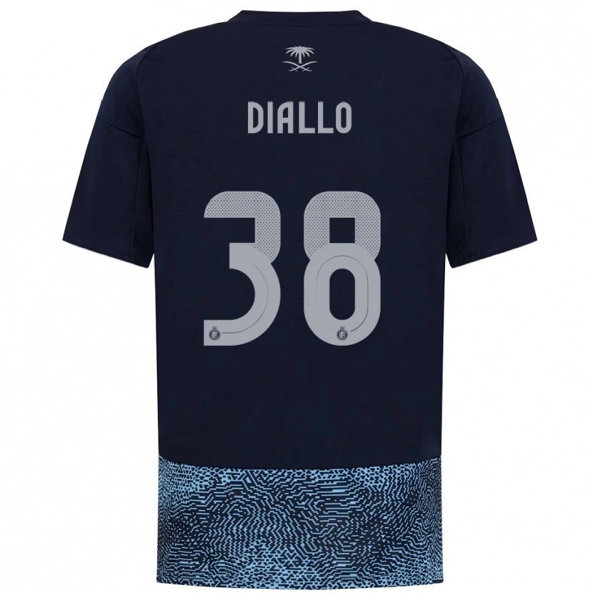 Danxen Damen Aminata Diallo #38 Marineblau Himmelblau Auswärtstrikot Trikot 2025/26 T-Shirt Österreich