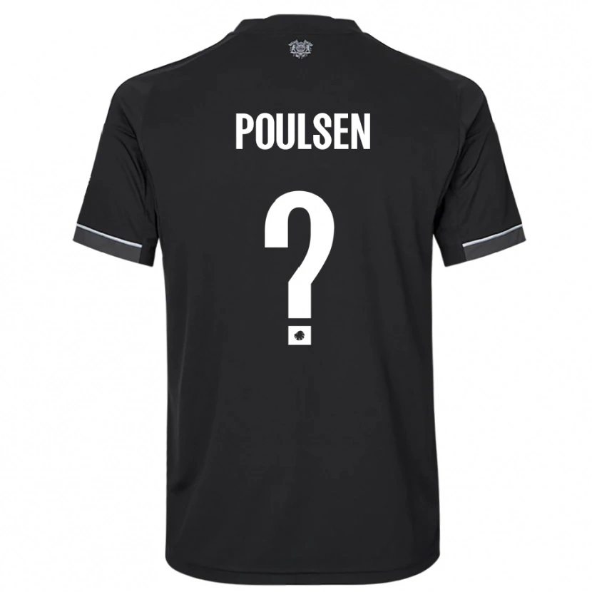 Danxen Damen Xander Poulsen #0 Schwarz Weiß Auswärtstrikot Trikot 2025/26 T-Shirt Österreich