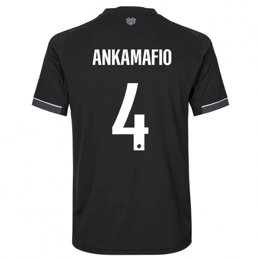 Danxen Damen Graham Ankamafio #4 Schwarz Weiß Auswärtstrikot Trikot 2025/26 T-Shirt Österreich