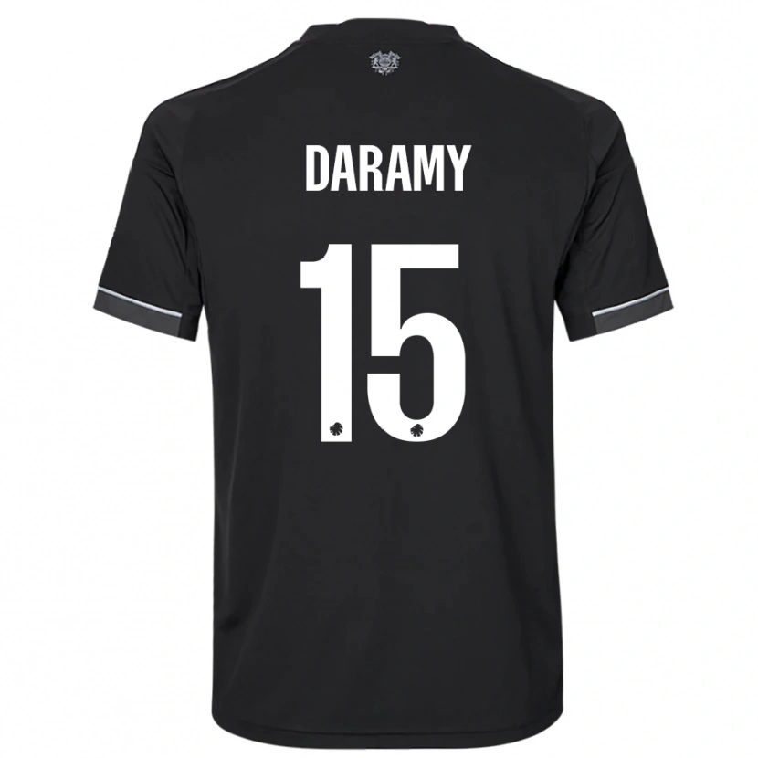 Danxen Damen Abdul Daramy #15 Schwarz Weiß Auswärtstrikot Trikot 2025/26 T-Shirt Österreich