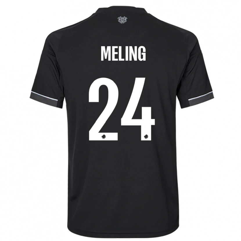 Danxen Damen Birger Meling #24 Schwarz Weiß Auswärtstrikot Trikot 2025/26 T-Shirt Österreich