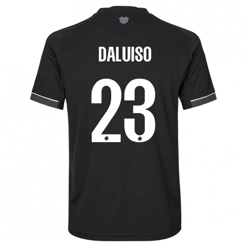 Danxen Damen Christoffer Daluiso #23 Schwarz Weiß Auswärtstrikot Trikot 2025/26 T-Shirt Österreich