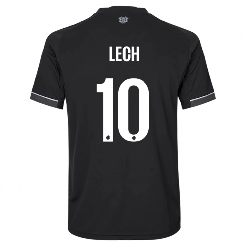 Danxen Damen Josephine Lech #10 Schwarz Weiß Auswärtstrikot Trikot 2025/26 T-Shirt Österreich