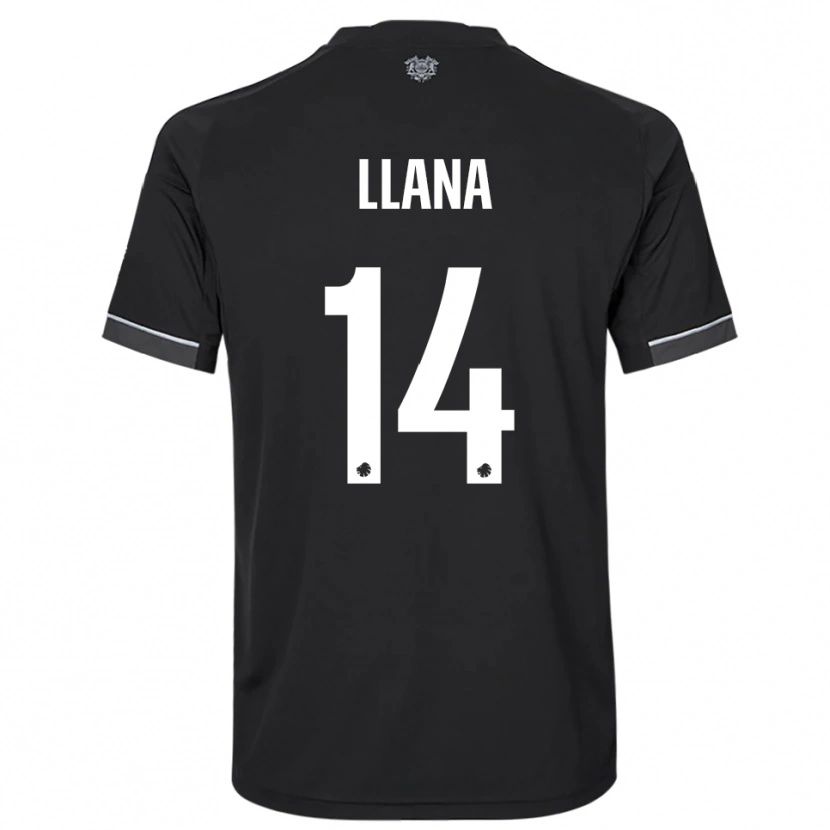 Danxen Damen Brandon Llana #14 Schwarz Weiß Auswärtstrikot Trikot 2025/26 T-Shirt Österreich
