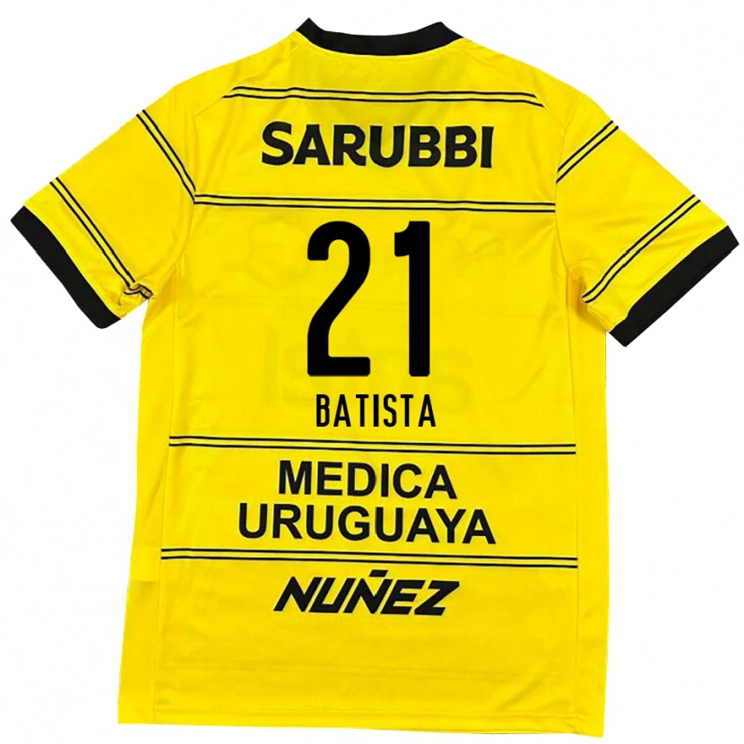 Danxen Damen Facundo Batista #21 Schwarz Gold Auswärtstrikot Trikot 2025/26 T-Shirt Österreich
