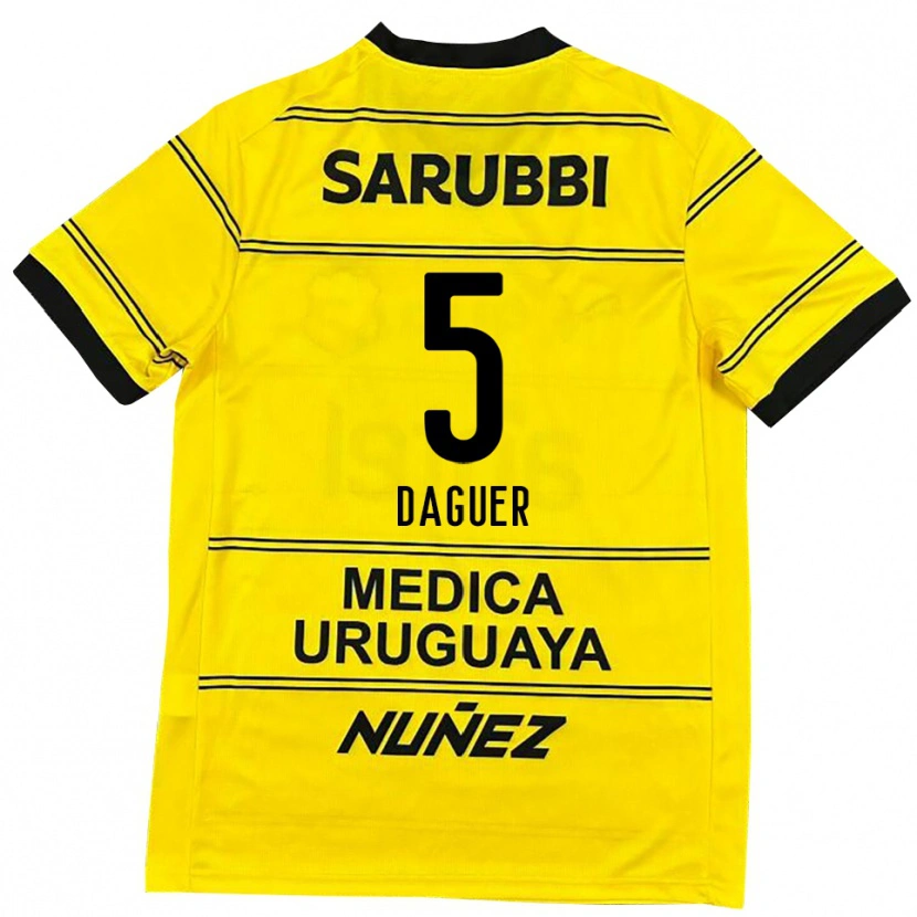 Danxen Damen Julio Daguer #5 Schwarz Gold Auswärtstrikot Trikot 2025/26 T-Shirt Österreich