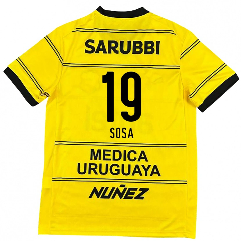 Danxen Damen Diego Sosa #19 Schwarz Gold Auswärtstrikot Trikot 2025/26 T-Shirt Österreich