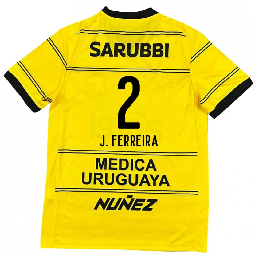 Danxen Damen Joaquín Ferreira #2 Schwarz Gold Auswärtstrikot Trikot 2025/26 T-Shirt Österreich