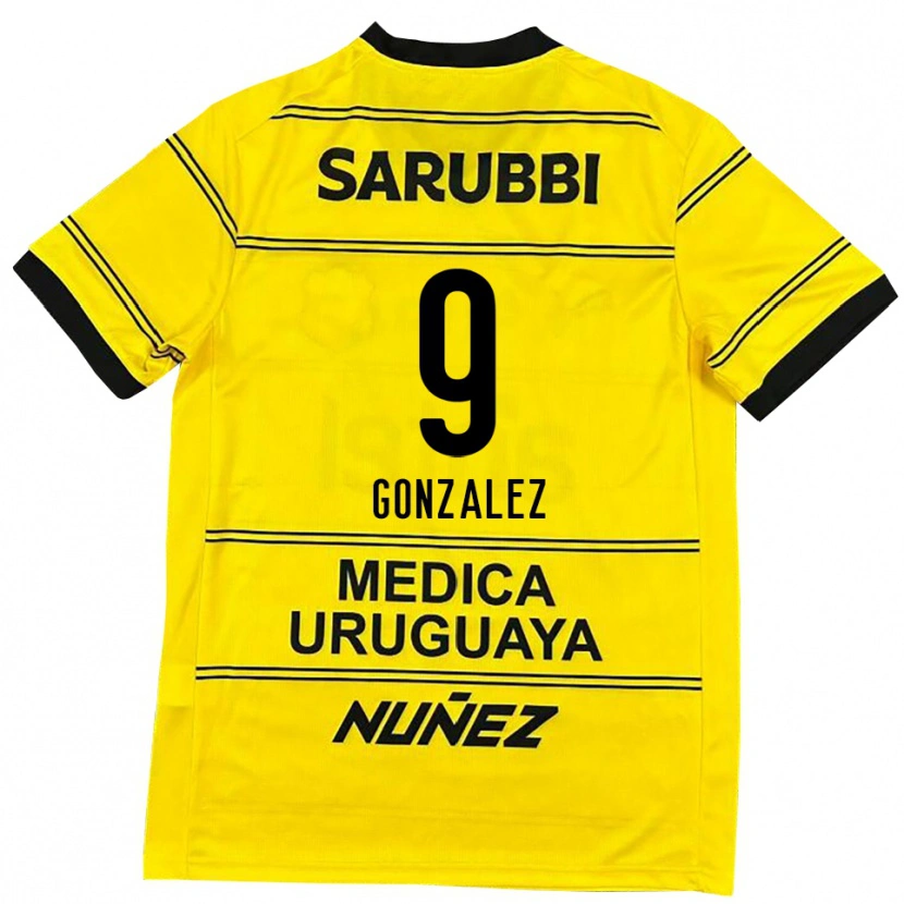 Danxen Damen Franco González #9 Schwarz Gold Auswärtstrikot Trikot 2025/26 T-Shirt Österreich