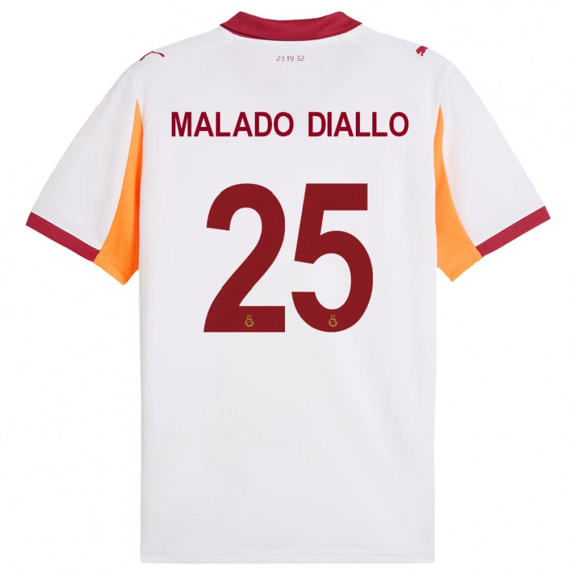 Danxen Damen Hapsatou Malado Diallo #25 Weiß Rot Auswärtstrikot Trikot 2025/26 T-Shirt Österreich