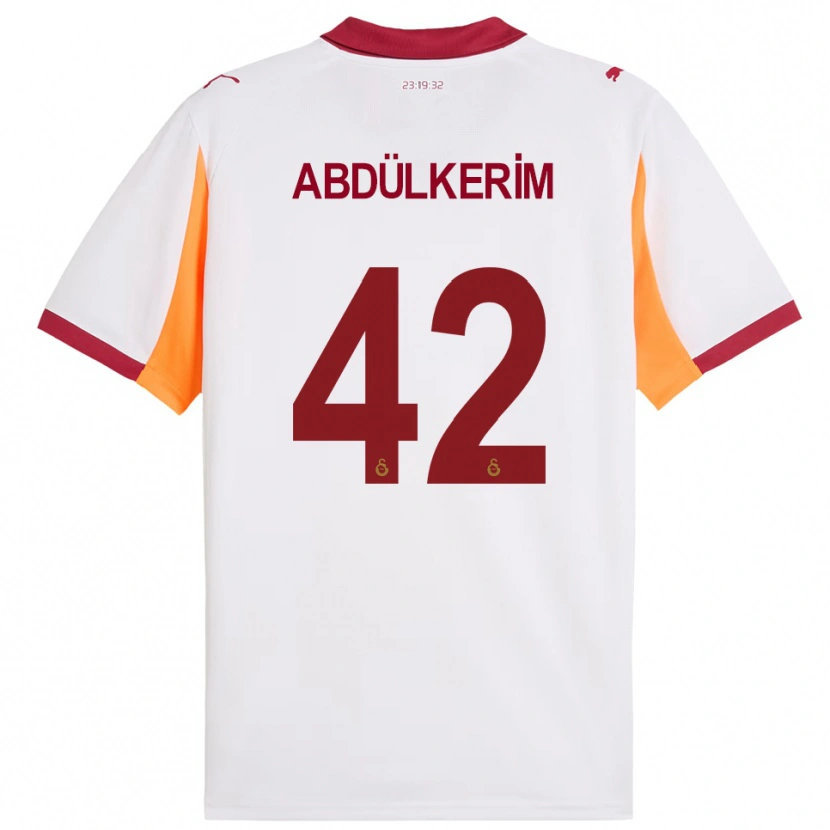 Danxen Damen Abdülkerim Bardakcı #42 Weiß Rot Auswärtstrikot Trikot 2025/26 T-Shirt Österreich