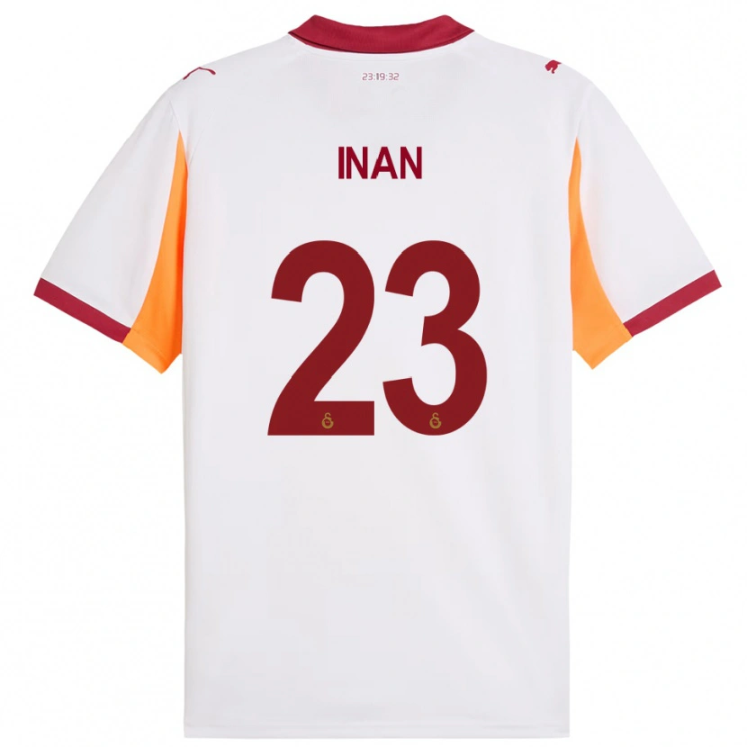 Danxen Damen Müge İnan #23 Weiß Rot Auswärtstrikot Trikot 2025/26 T-Shirt Österreich