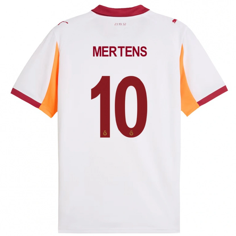 Danxen Damen Dries Mertens #10 Weiß Rot Auswärtstrikot Trikot 2025/26 T-Shirt Österreich
