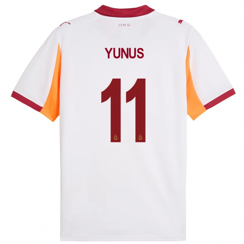 Danxen Damen Yunus Akgün #11 Weiß Rot Auswärtstrikot Trikot 2025/26 T-Shirt Österreich