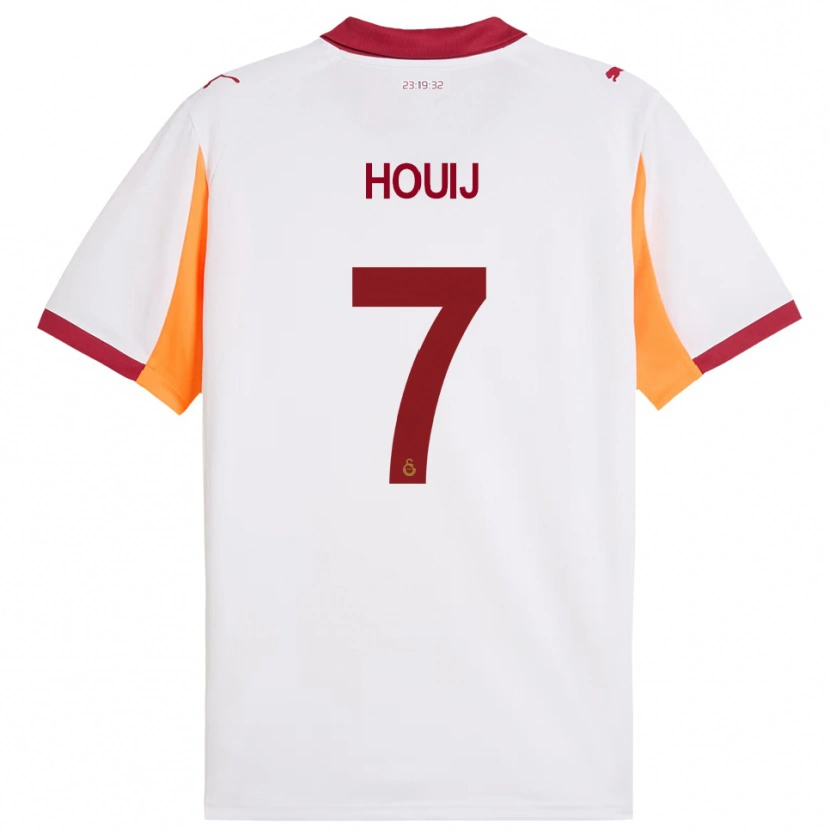 Danxen Damen Mariem Houij #7 Weiß Rot Auswärtstrikot Trikot 2025/26 T-Shirt Österreich