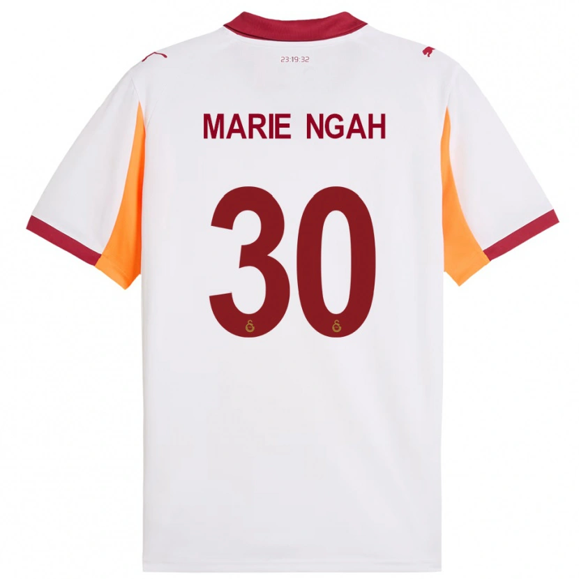 Danxen Damen Marie Gisele Divine Ngah Manga #30 Weiß Rot Auswärtstrikot Trikot 2025/26 T-Shirt Österreich
