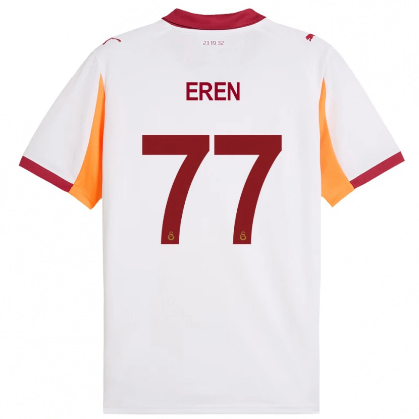 Danxen Damen İrem Eren #77 Weiß Rot Auswärtstrikot Trikot 2025/26 T-Shirt Österreich