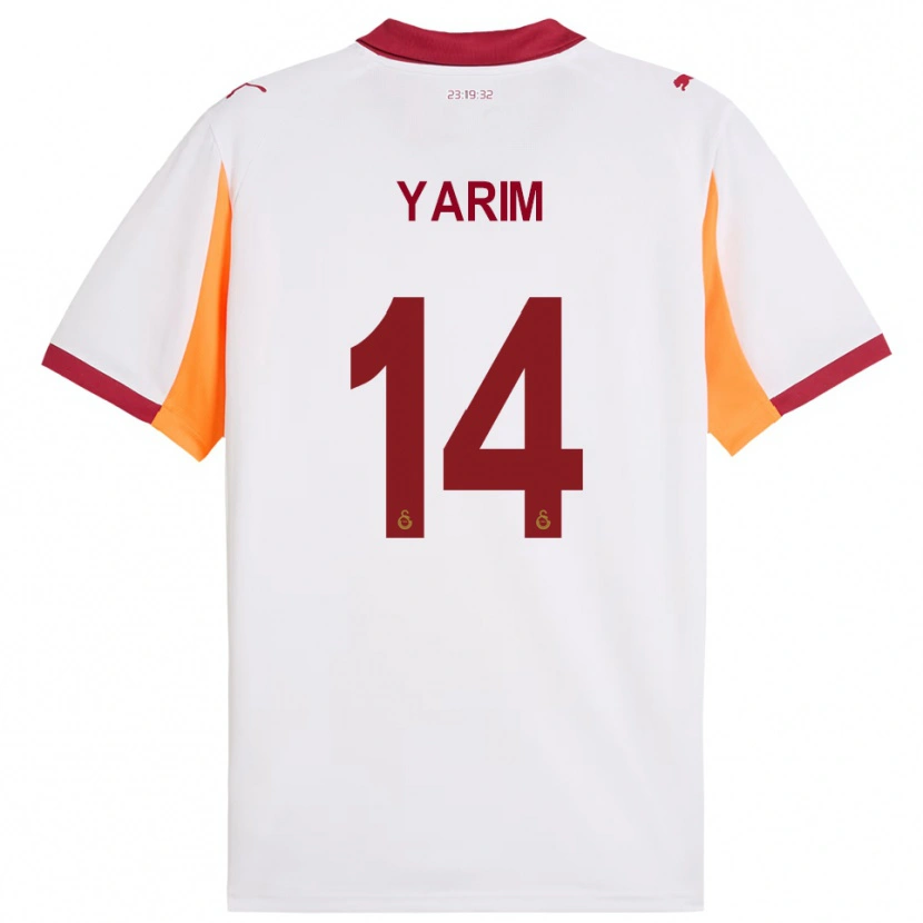 Danxen Damen Esra Yarım #14 Weiß Rot Auswärtstrikot Trikot 2025/26 T-Shirt Österreich